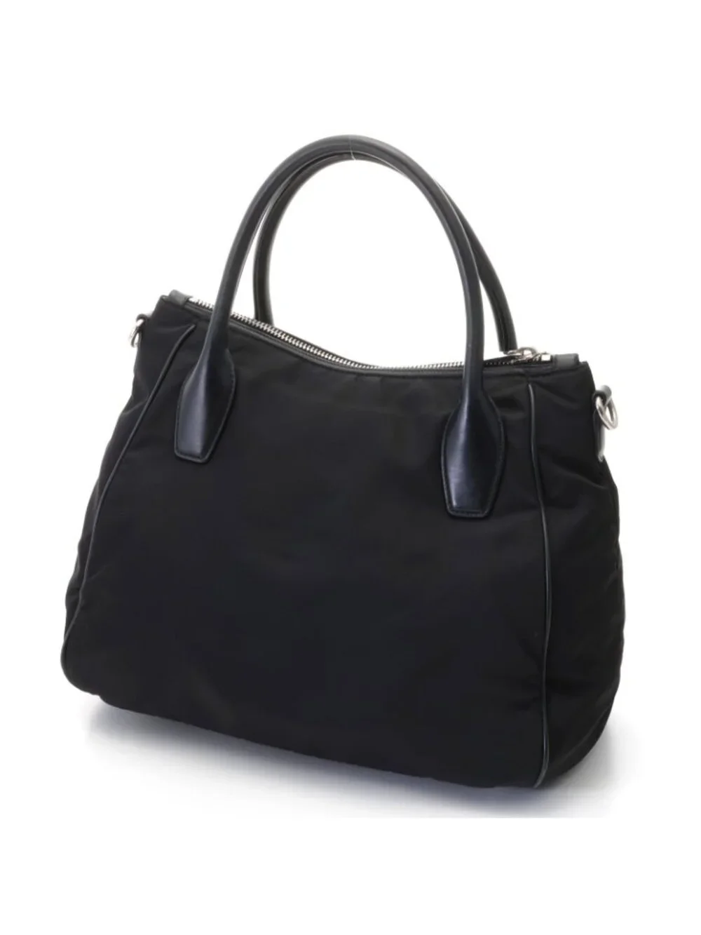 Prada 2-Way Shoulder Bag Nylon Black